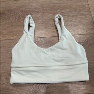 Lululemon pale yellow sports bra
